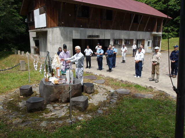 御所山山開き安全祈願祭