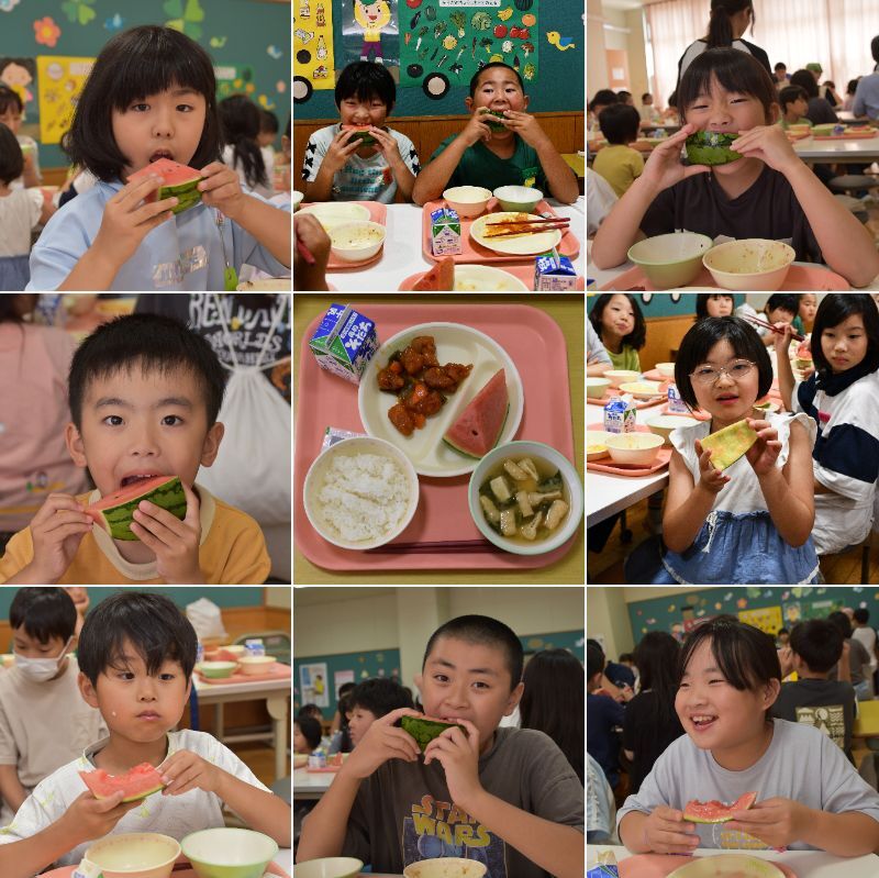 20260714地産地消給食（尾花沢すいか）