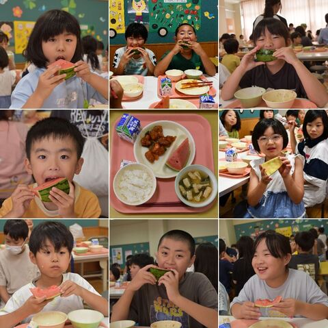 20260714地産地消給食（尾花沢すいか）